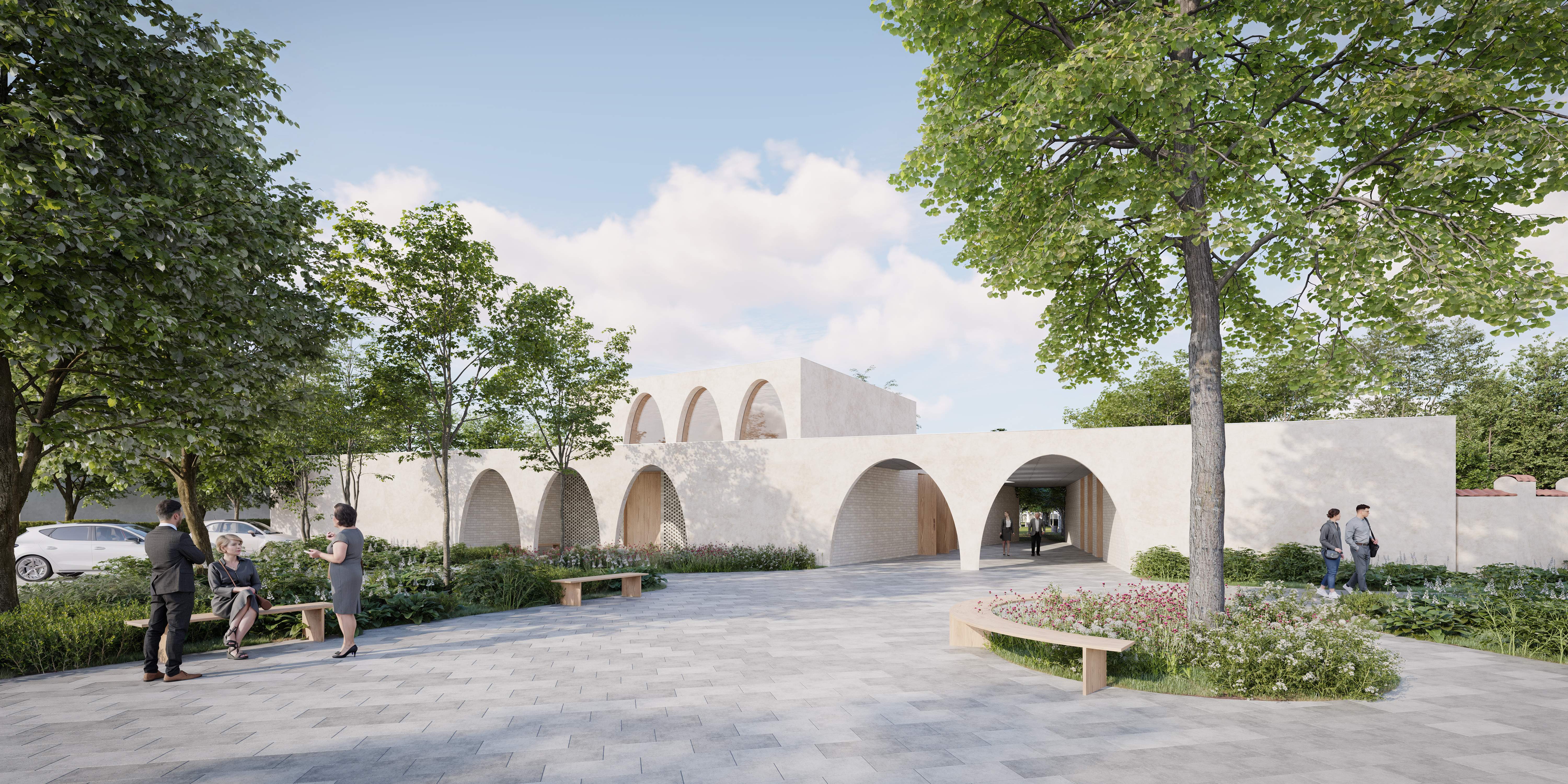 Rozšíření hřbitova kluk