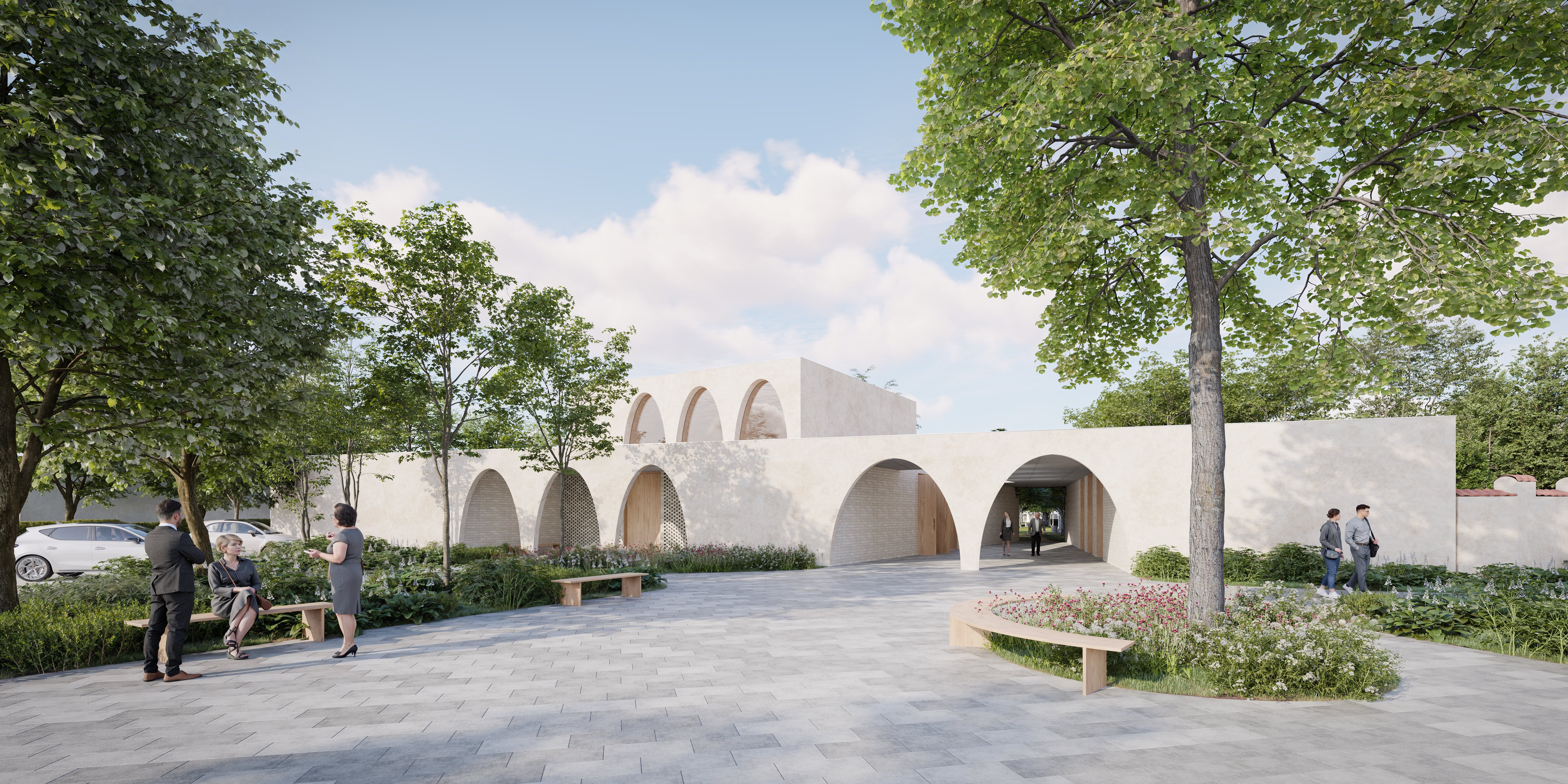 Rozšíření hřbitova kluk