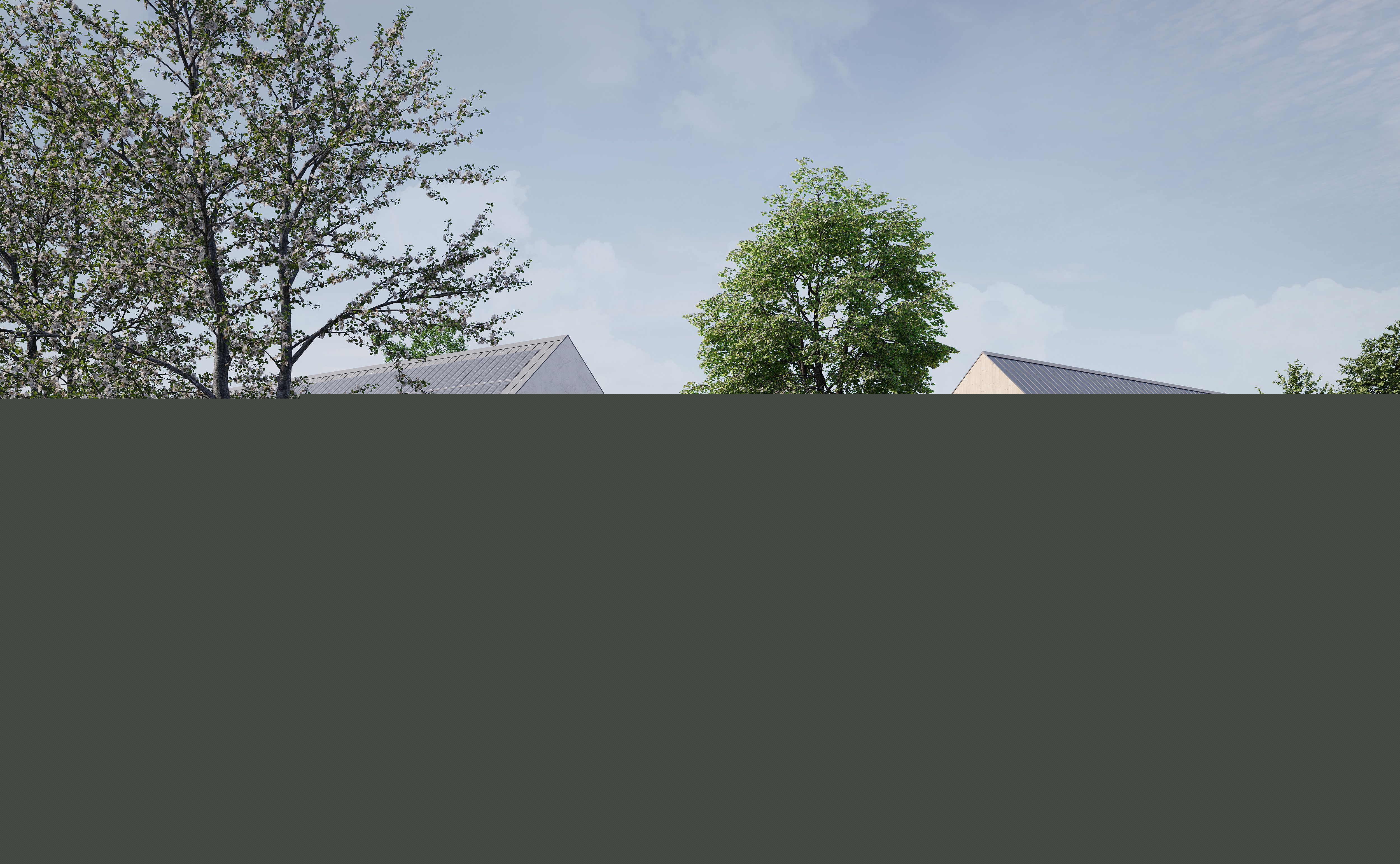 Interiér projektu Nové centrum pro Zeleneč